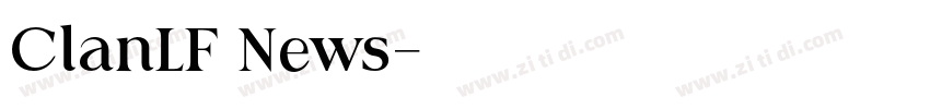 ClanLF News字体转换